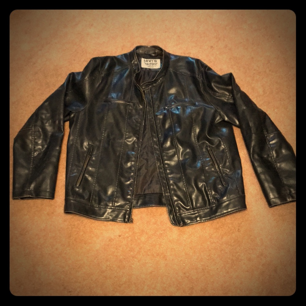 Levis faux leatherBomber jacket